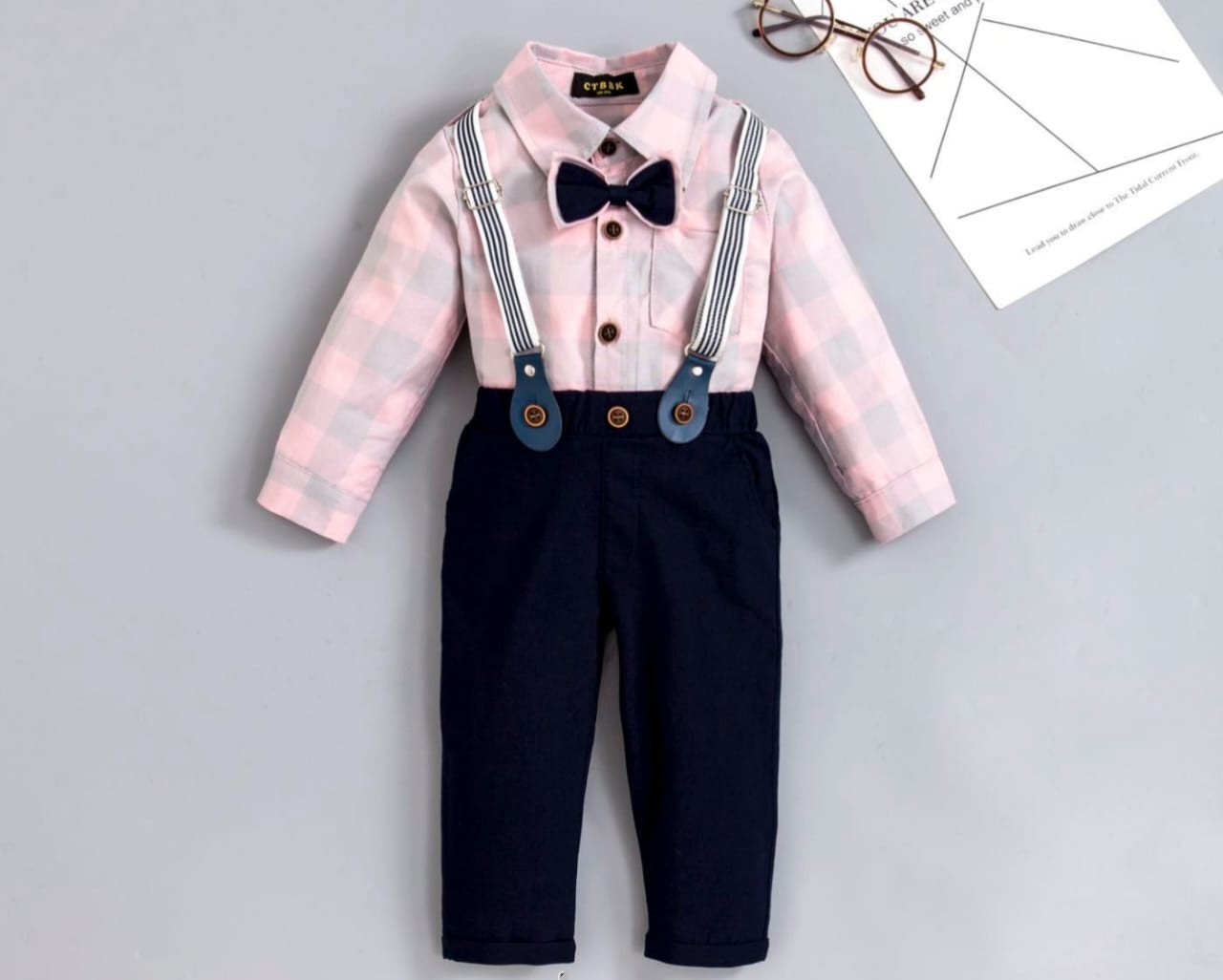 pink colour Boys Party Shirt