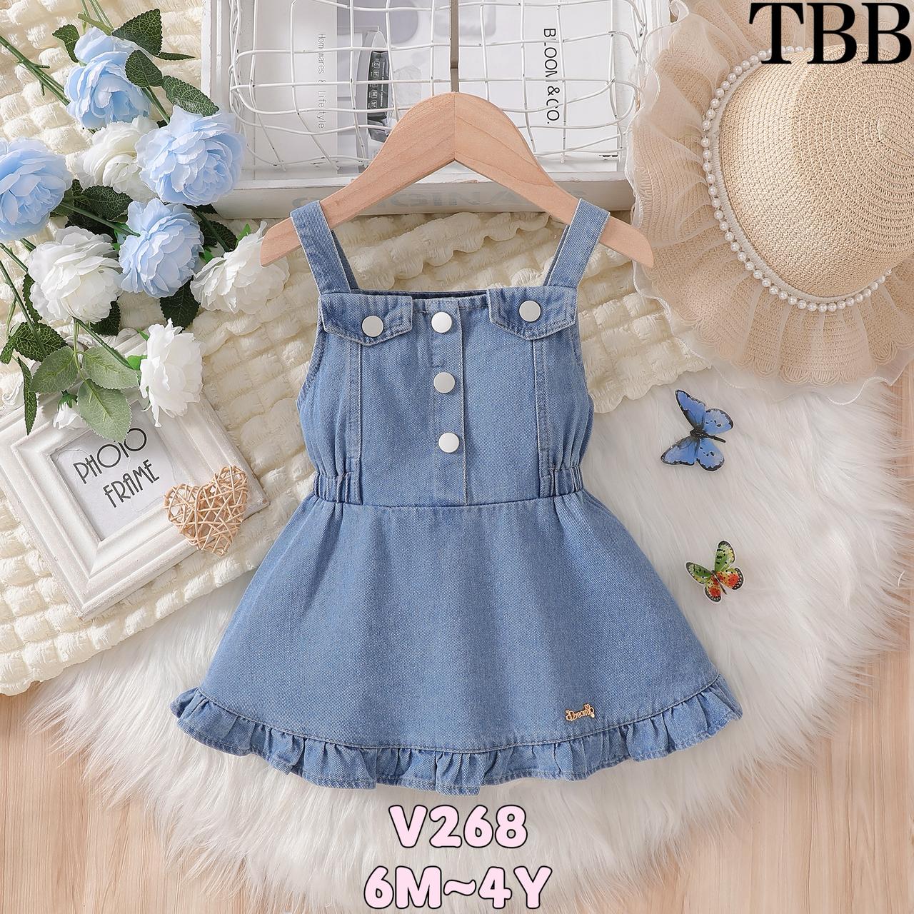 Light Blue Jeans Frock 