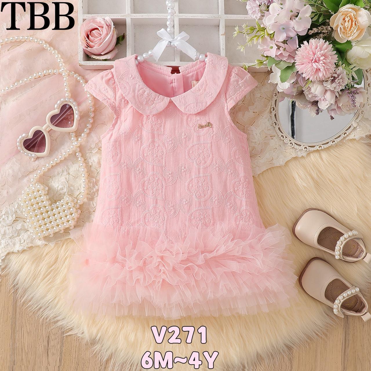 Pink Puffy Frock